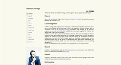 Desktop Screenshot of matthiashavinga.com